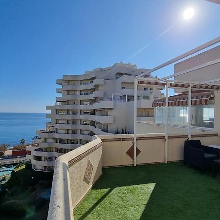 Benalbeach. Espectacular Terraza, Vistas Al Mar. Benalmádena Extérieur photo